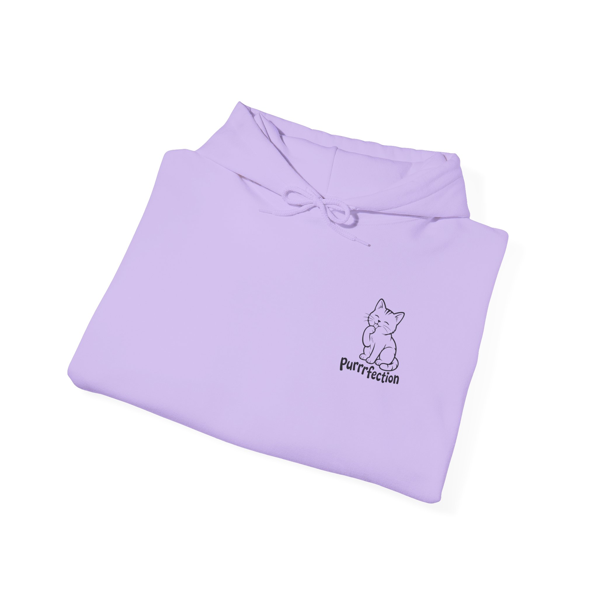 Unisex Hoodie "Purrrfection" – Katzenmotiv, weicher Baumwoll-Mix – Bild 14