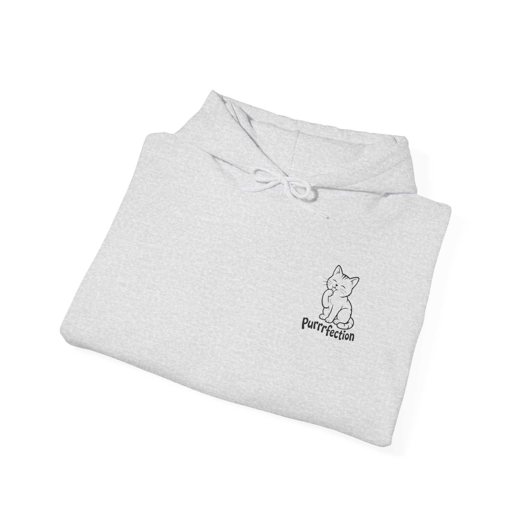 Unisex Hoodie "Purrrfection" – Katzenmotiv, weicher Baumwoll-Mix – Bild 6