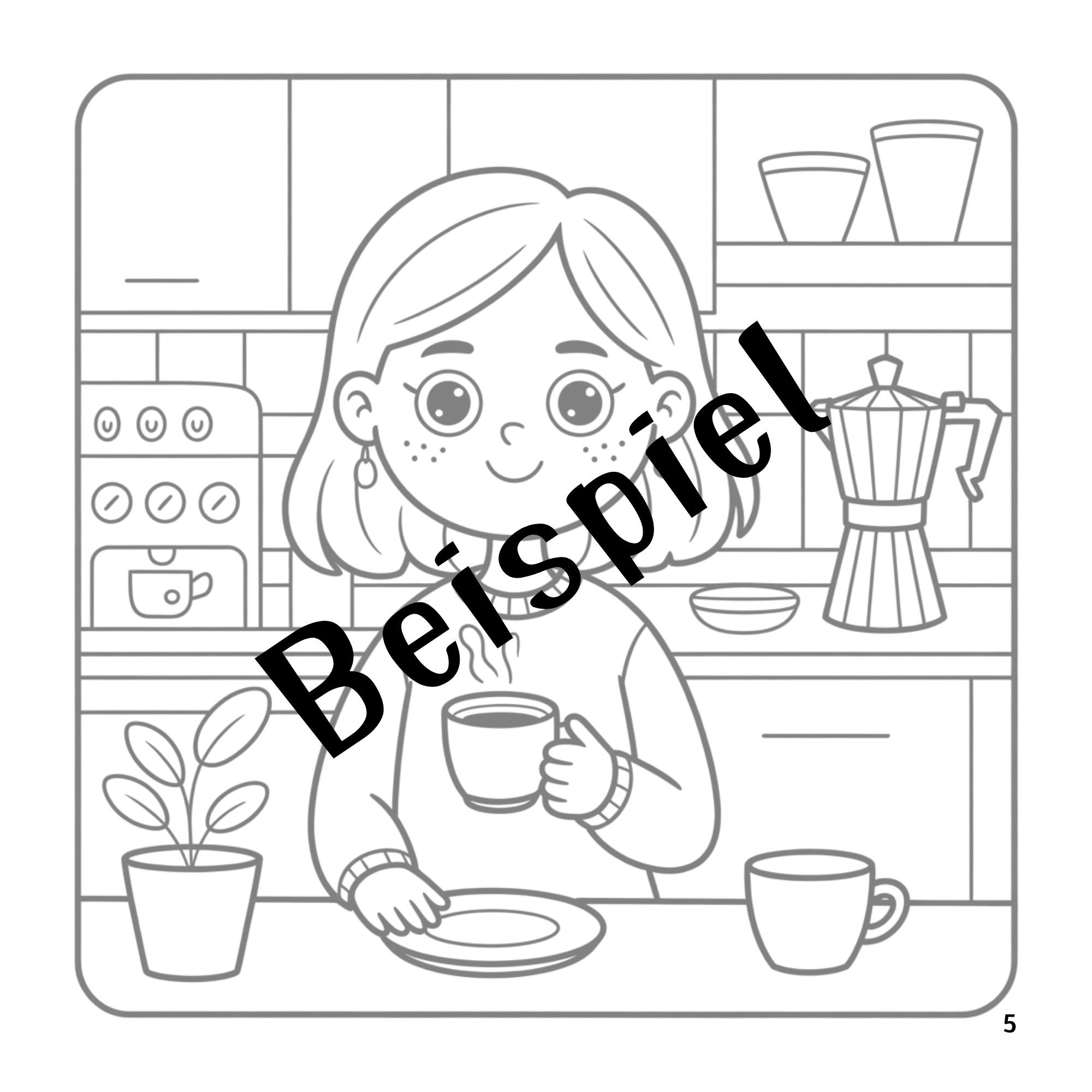Eli's Cozy Little Life - Cozy Coloring Book PDF Malbuch für Erwachsene – Bild 7