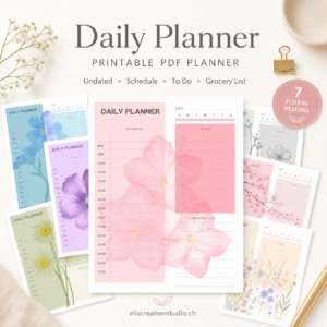 Daily Planner – Printable PDF Planner
