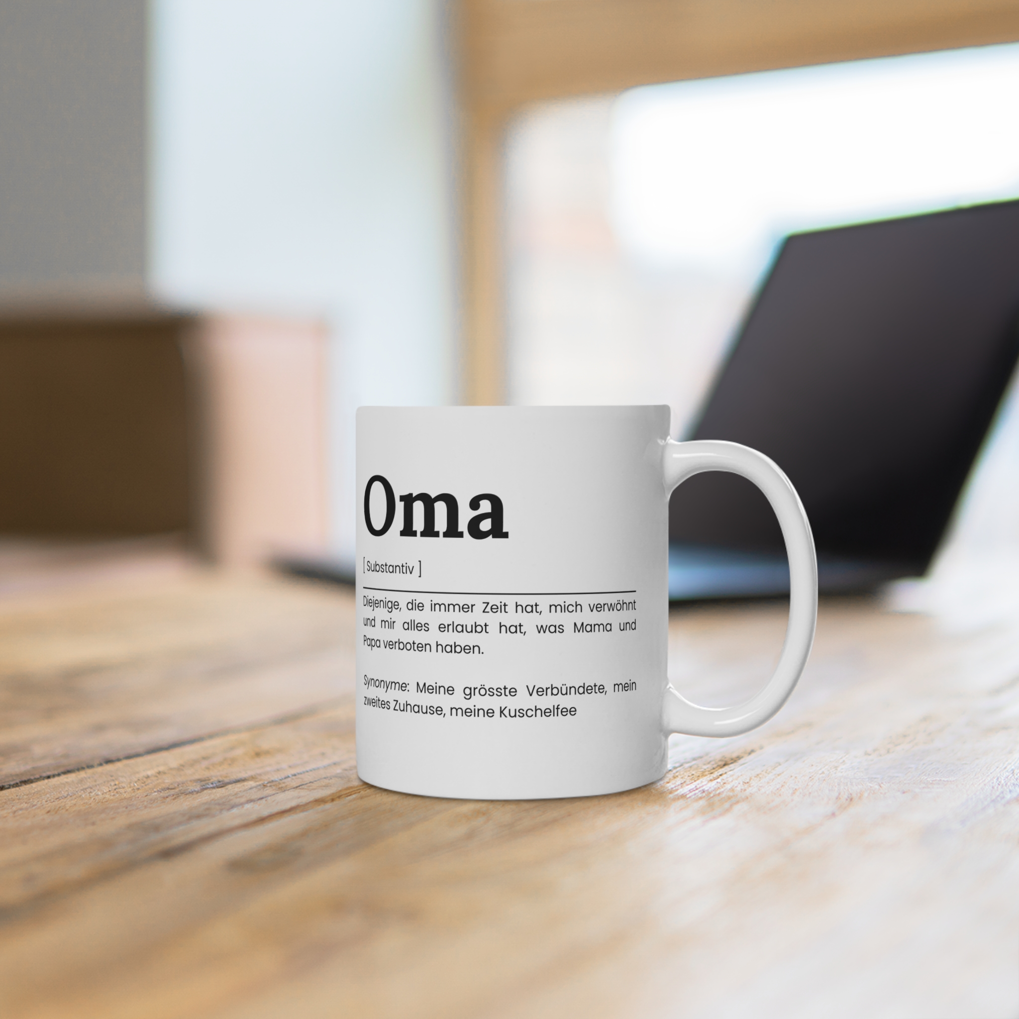 Oma Keramik Tasse - Geschenkidee für die Grossmutter – Bild 4