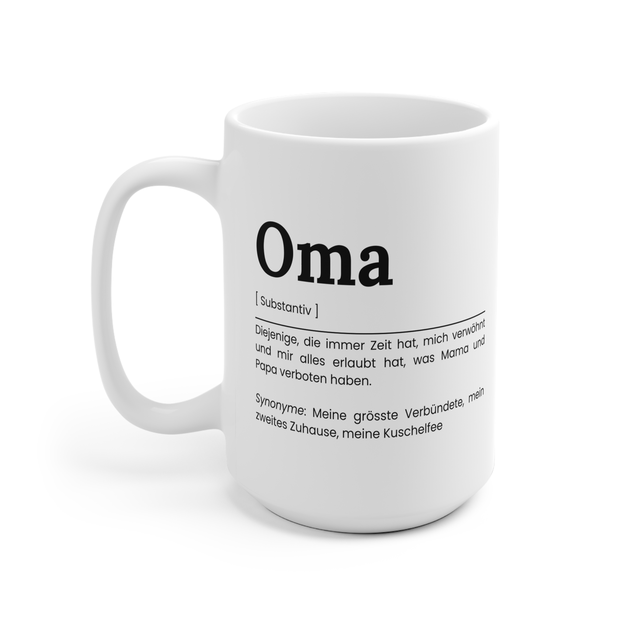 Oma Keramik Tasse - Geschenkidee für die Grossmutter – Bild 5