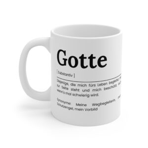 Gotte Keramik Tasse - Geschenkidee für die Gotte