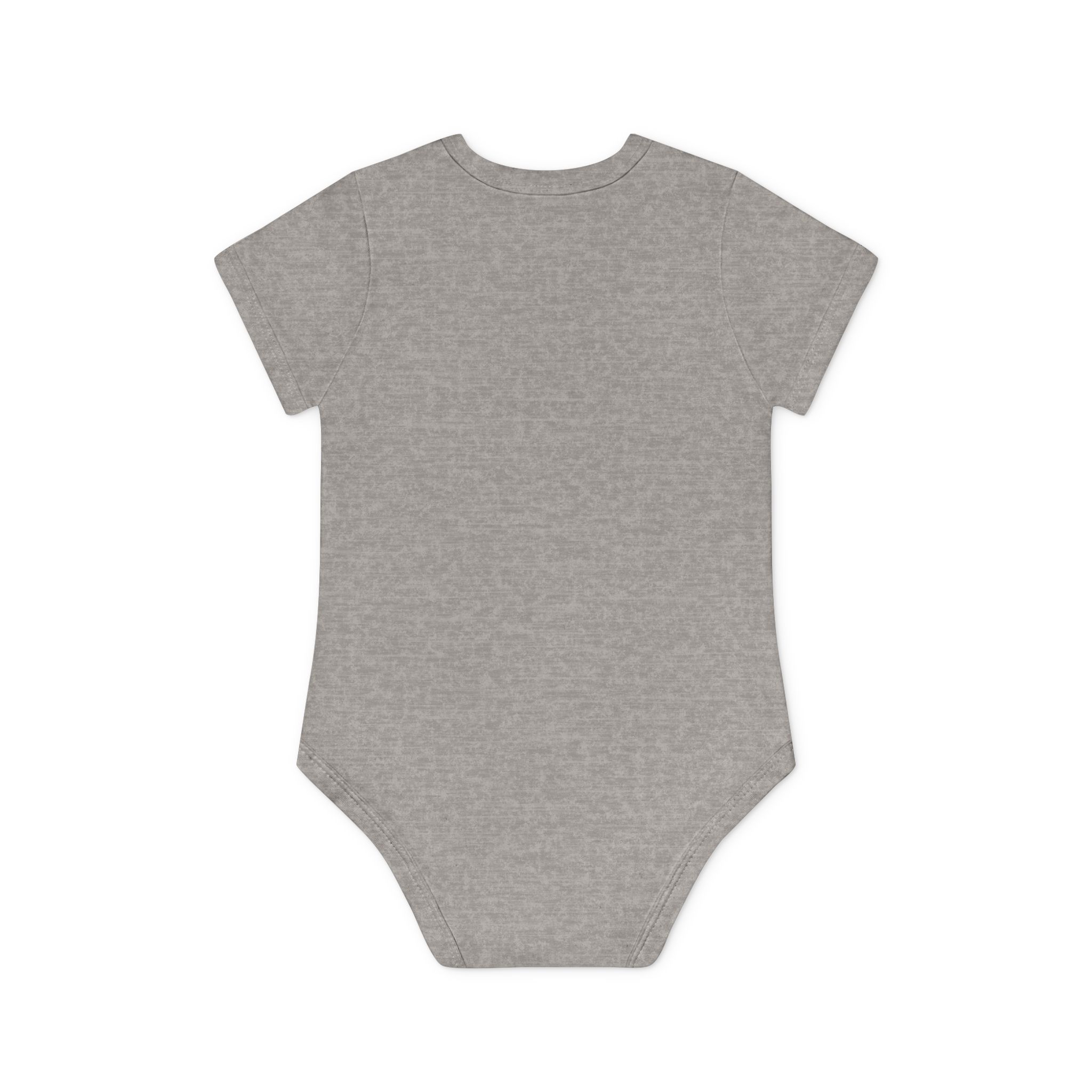 Baby Body "Klein aber Oho" – Blockschrift Blau-Türkis – Bild 5