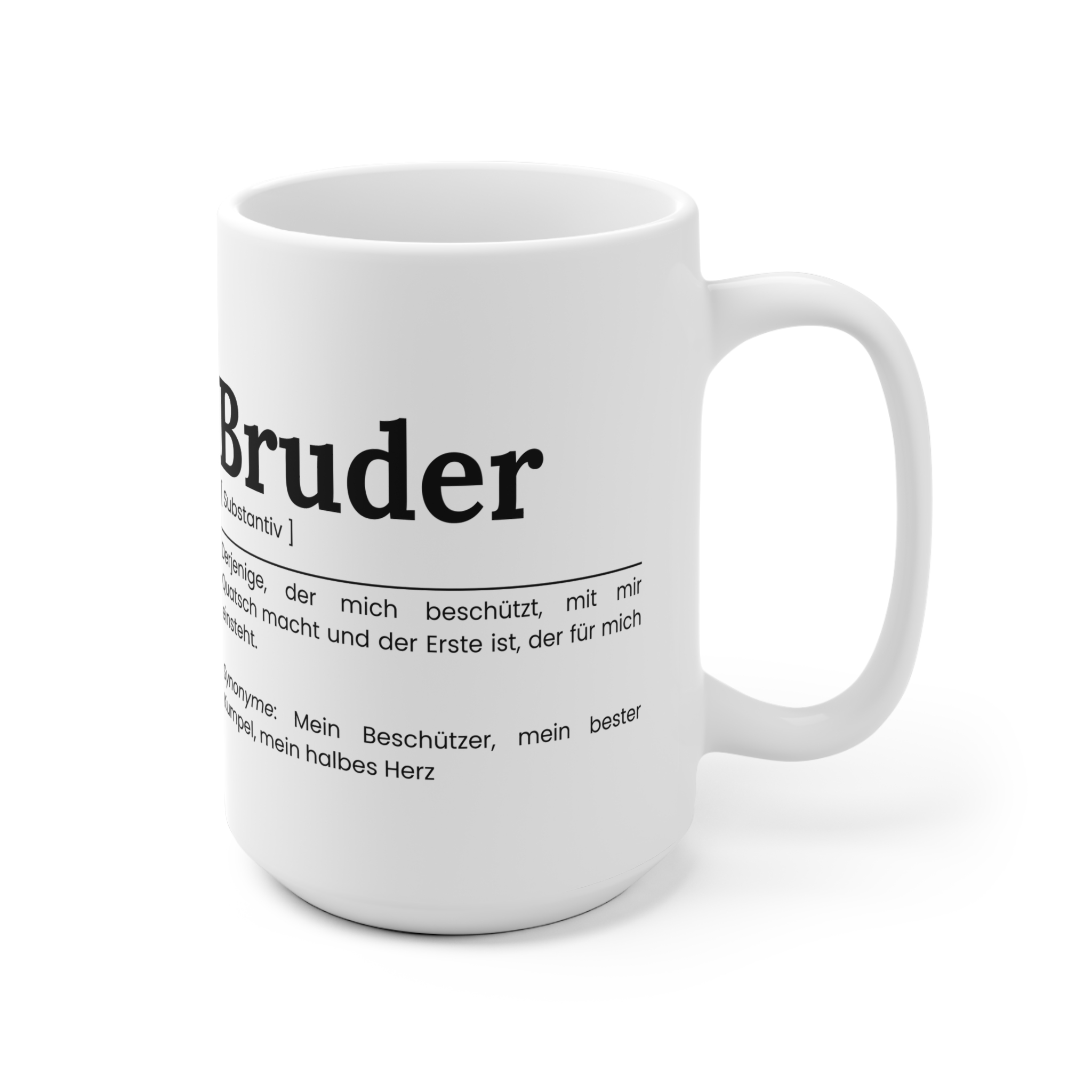 Bruder Keramik Tasse - Geschenkidee für den Bruder – Bild 7
