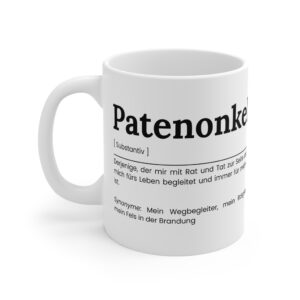 Patenonkel Keramik Tasse - Geschenkidee für den Patenonkel