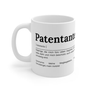 Patentante Keramik Tasse - Geschenkidee für die Patentante