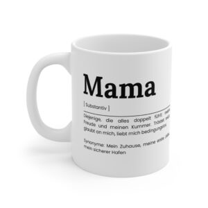 Mama Keramik Tasse — Geschenkidee für die Mutter
