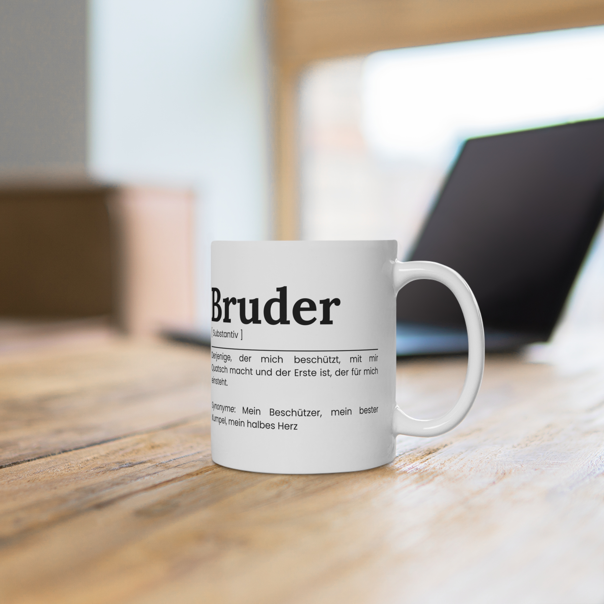 Bruder Keramik Tasse - Geschenkidee für den Bruder – Bild 4