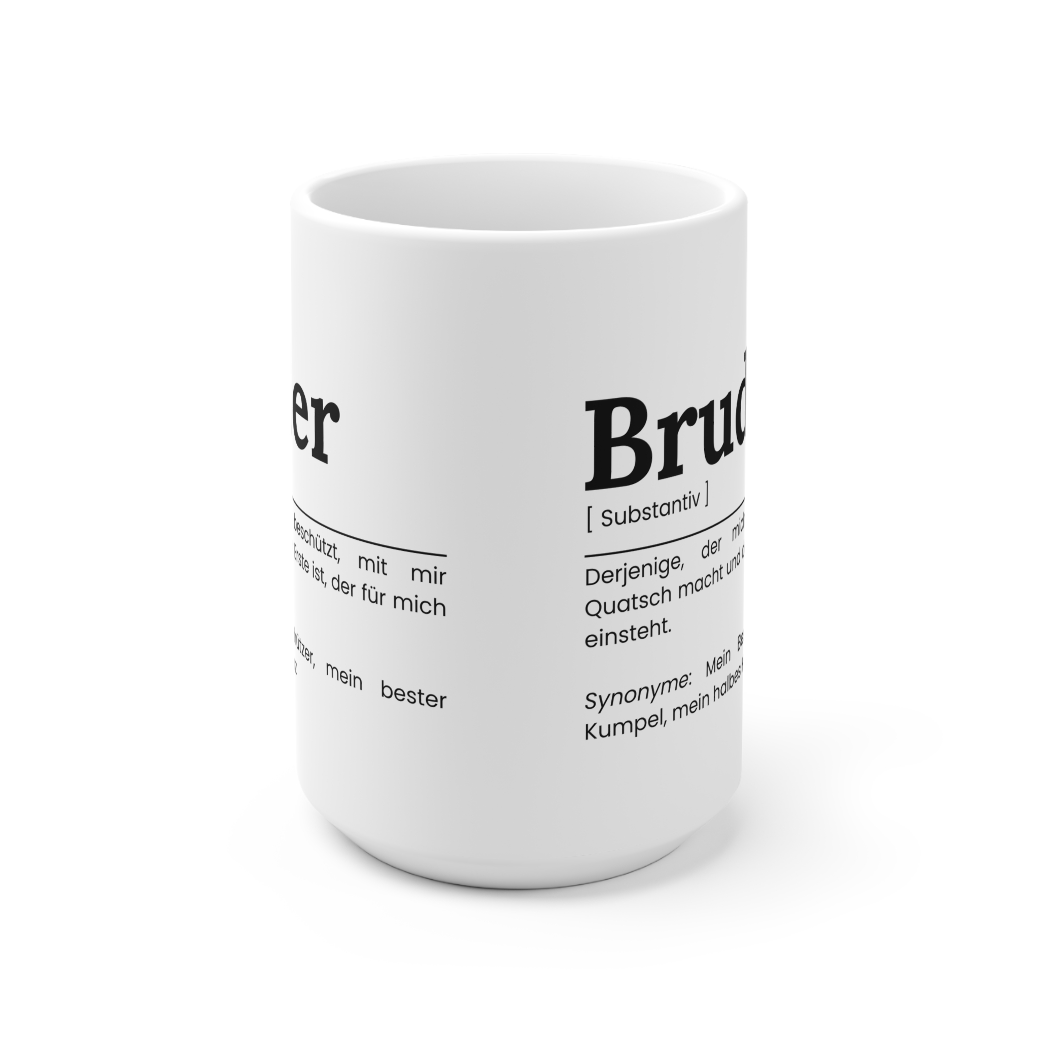 Bruder Keramik Tasse - Geschenkidee für den Bruder – Bild 6