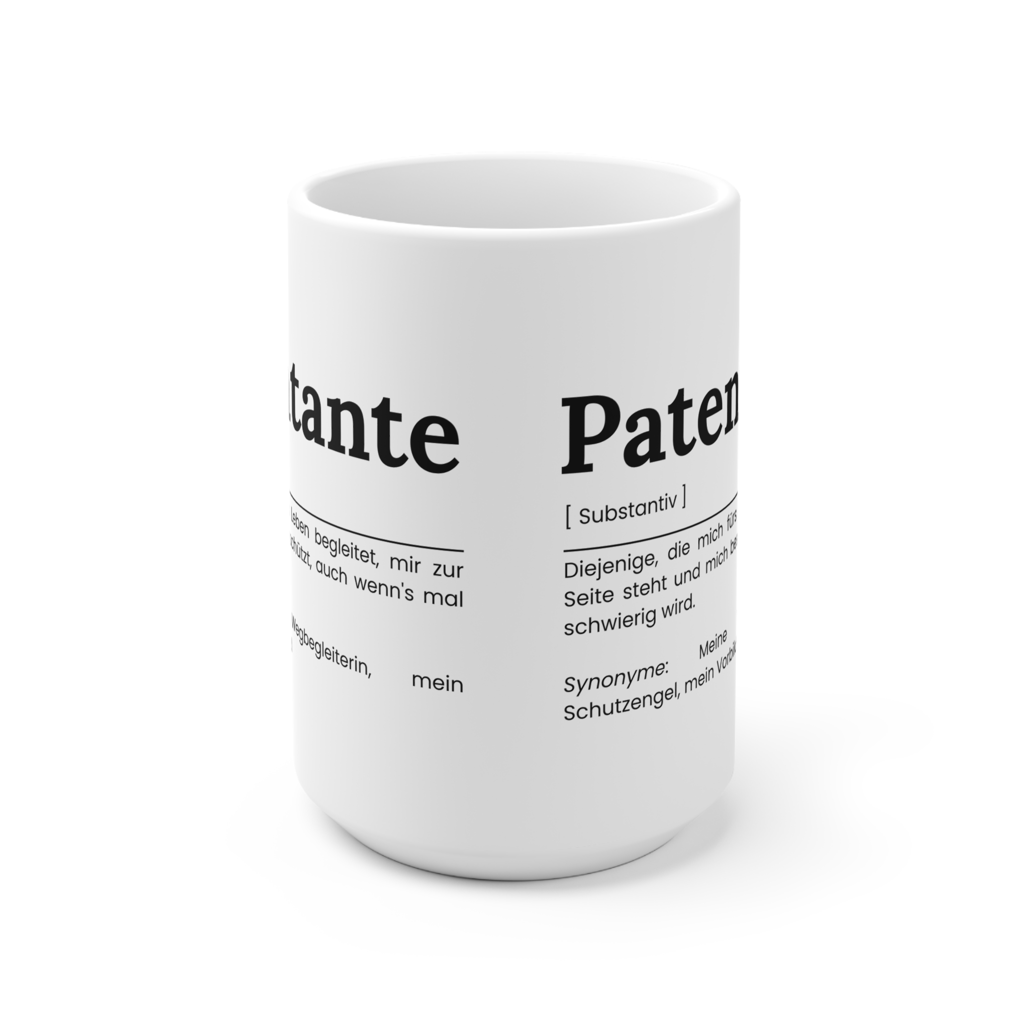 Patentante Keramik Tasse - Geschenkidee für die Patentante – Bild 6