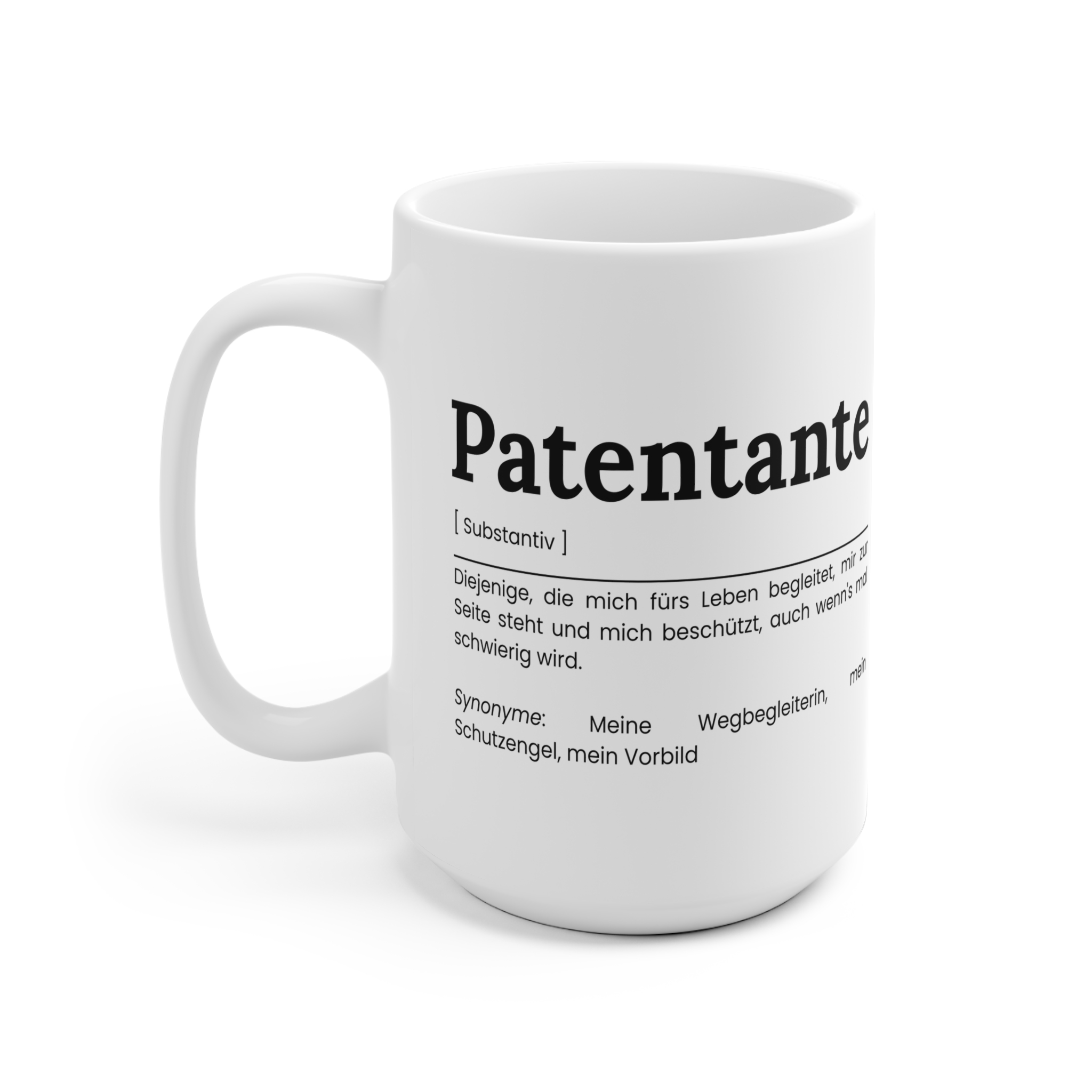 Patentante Keramik Tasse - Geschenkidee für die Patentante – Bild 5