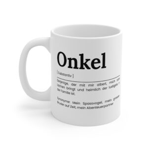Onkel Keramik Tasse - Geschenkidee für den Onkel