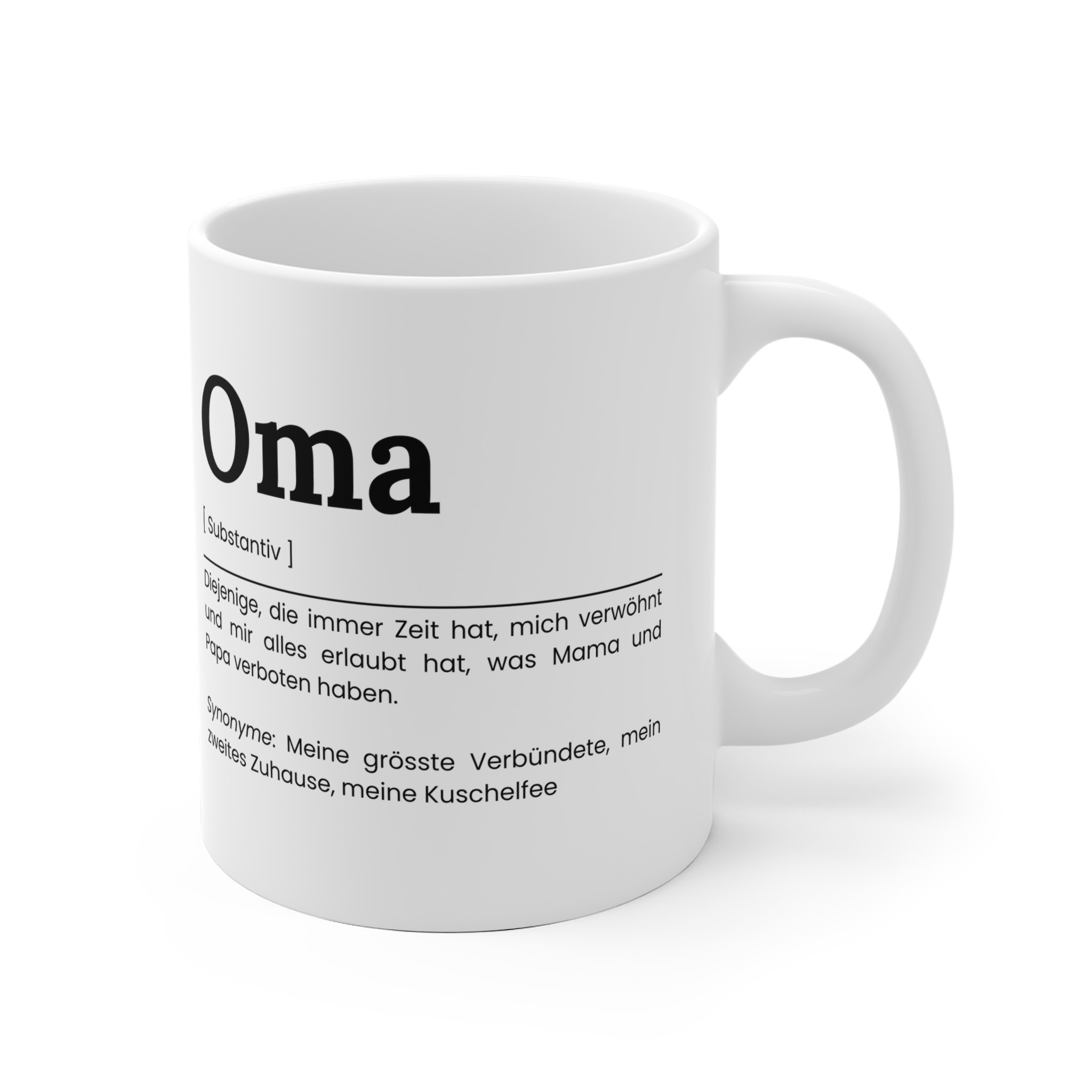 Oma Keramik Tasse - Geschenkidee für die Grossmutter – Bild 3