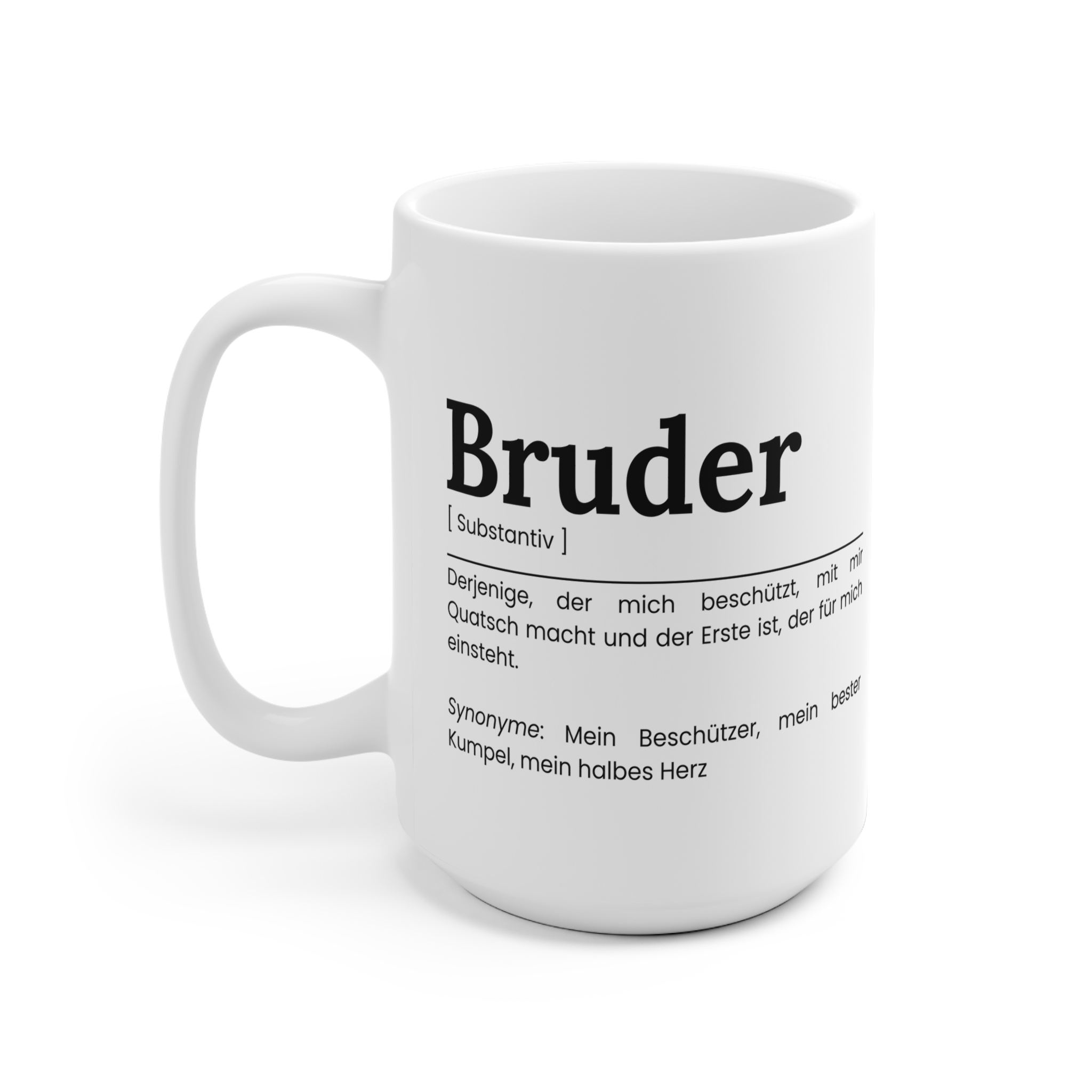 Bruder Keramik Tasse - Geschenkidee für den Bruder – Bild 5
