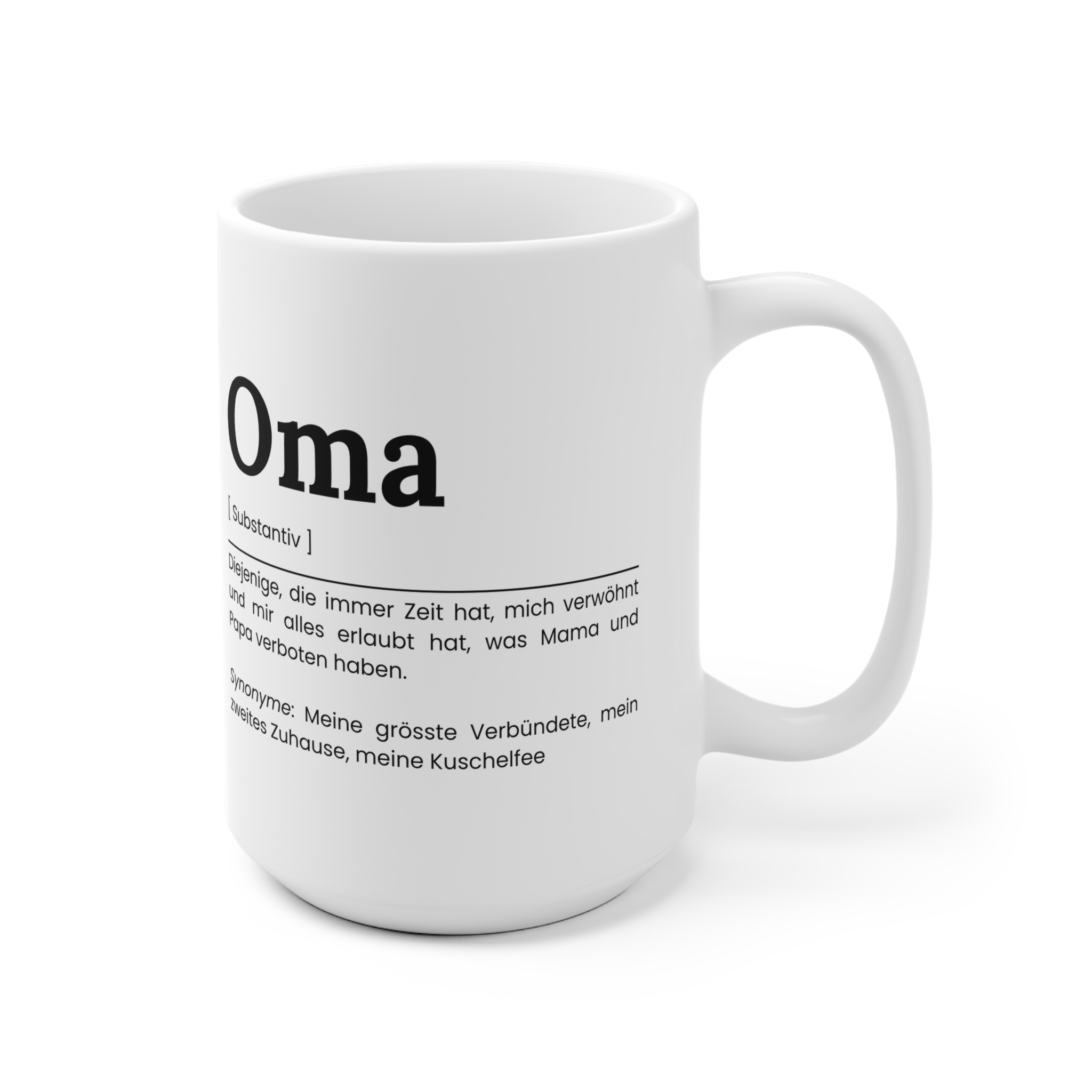 Oma Keramik Tasse - Geschenkidee für die Grossmutter – Bild 7