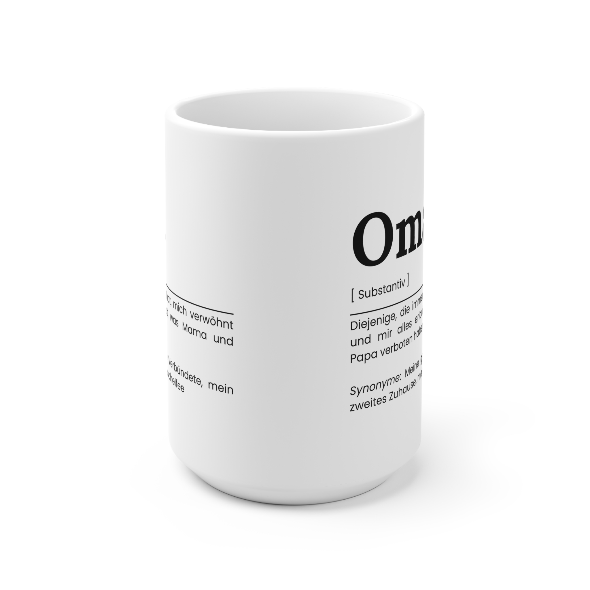 Oma Keramik Tasse - Geschenkidee für die Grossmutter – Bild 6
