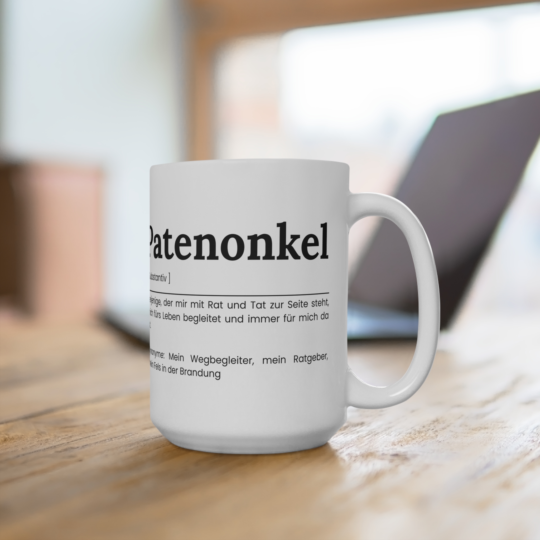 Patenonkel Keramik Tasse - Geschenkidee für den Patenonkel – Bild 8