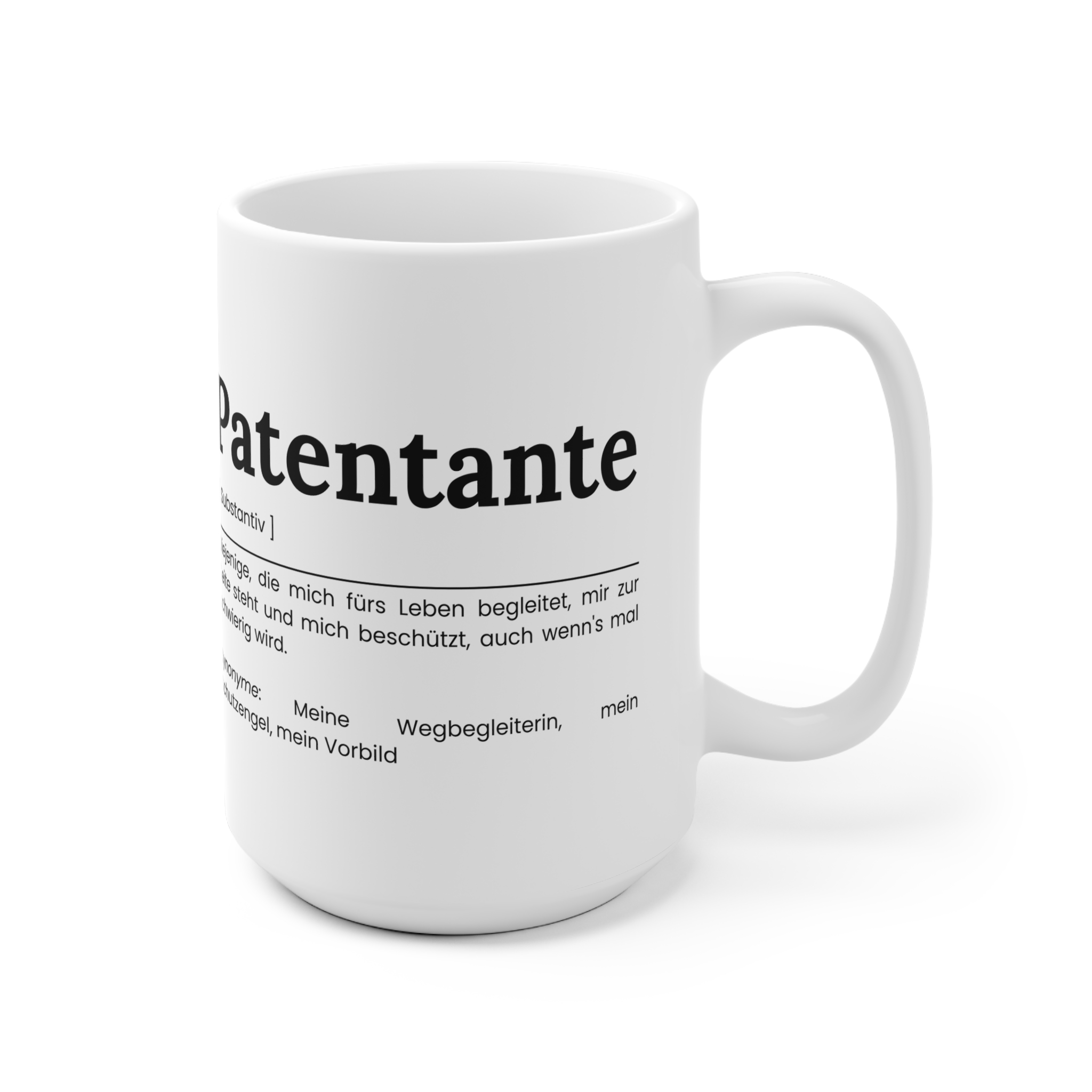 Patentante Keramik Tasse - Geschenkidee für die Patentante – Bild 7